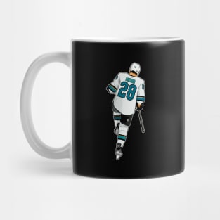 Timo Meier #28 Celebrates Mug